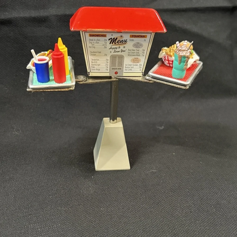 Hallmark Kiddie Car Classics‎ Corner Drive-In Accessory Lot 9 Pieces 1997
